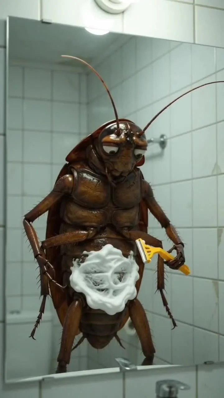 A very normal shower